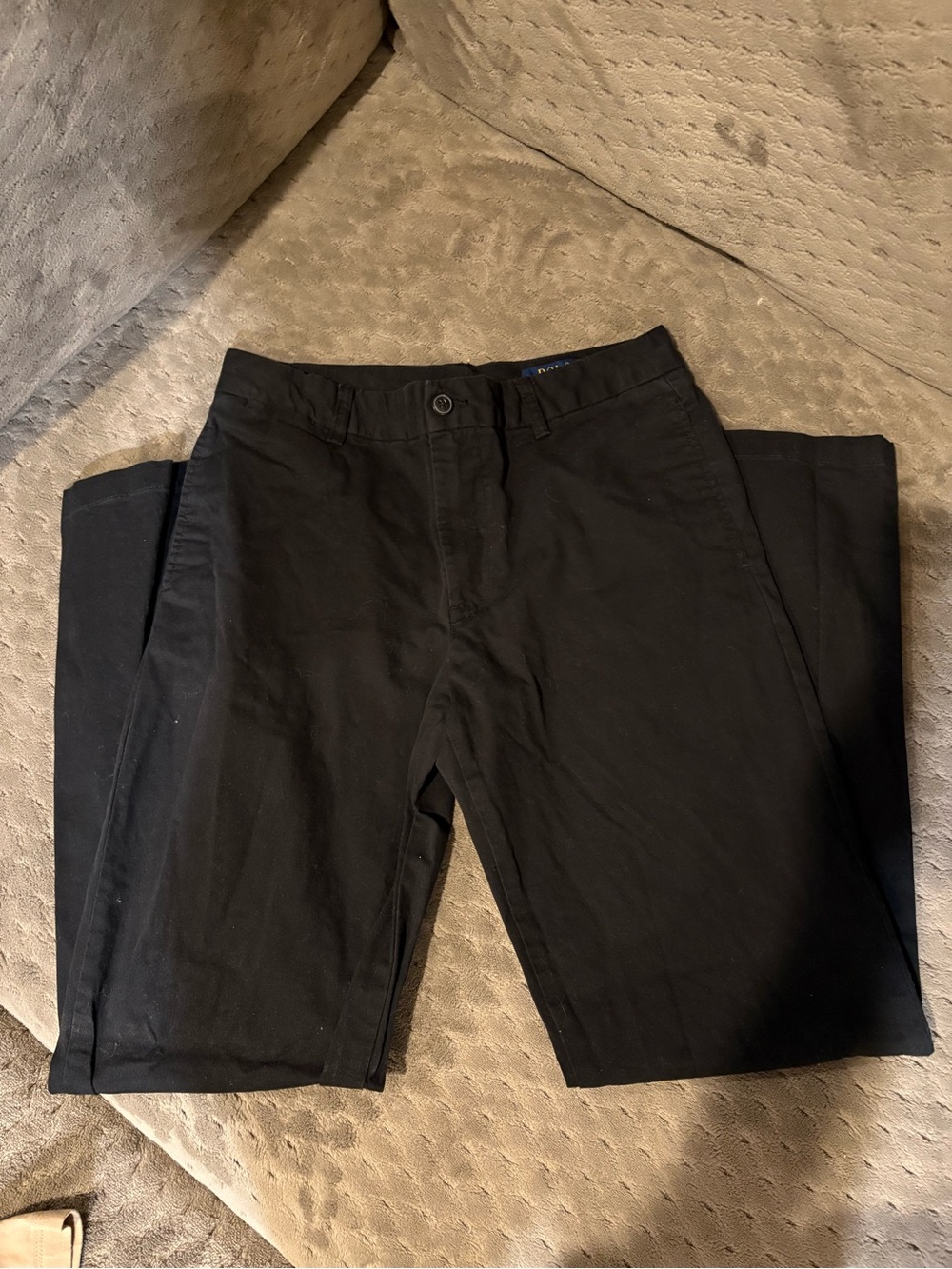 Polo Boys Black dress pants- Classic Casual Fit